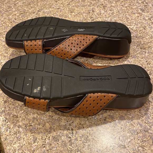 Rockport AdiPrene by Adidas Brown Sandals 7.5 With FLAWS Loose Threads etc. - Picture 17 of 17
